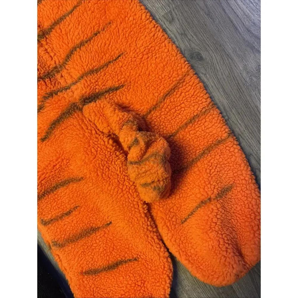 Vintage Disney Store Tigger Costume Baby 2T-4T Plush Sherpa Fleece Jumpsuit 90s